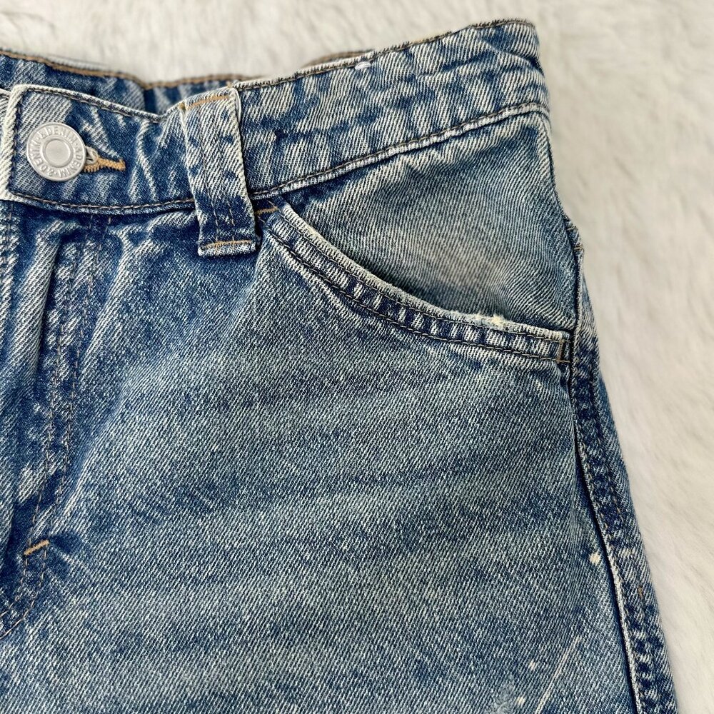 H&M Girls Baggy Fit Jeans – Distressed Light Wash - Picture 6 of 13
